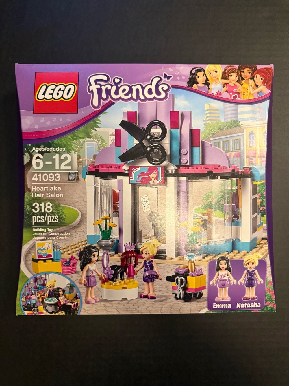 Lego Friends Heartlake Hair Salon - Pink, Purple & Teal